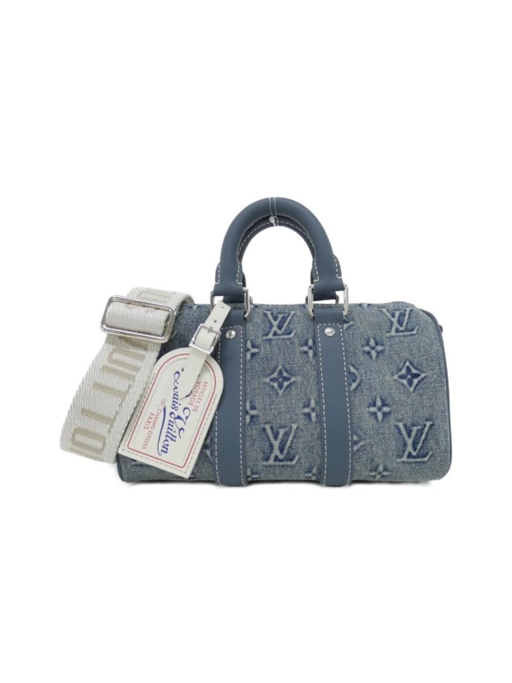 Louis Vuitton Monogram Wash Keepall Bandouliere 25 Boston Bag